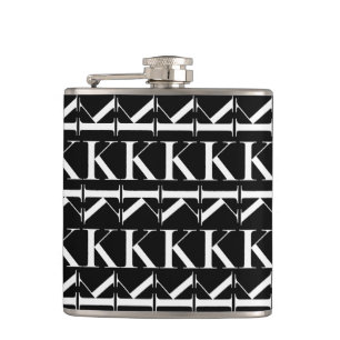 Cantil A letra inicial K do monograma, escolhe a cor do