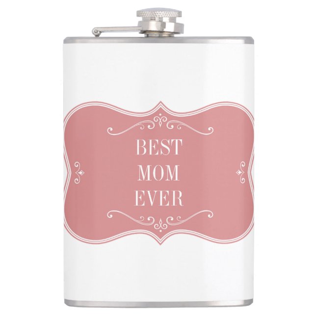 Cantil A melhor mãe do mundo, quadro rosa (Frente)