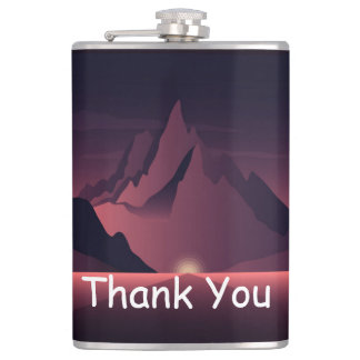Cantil A mountain sunset illustration      