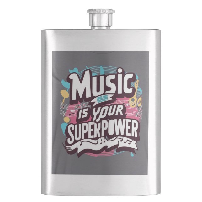 Cantil A Música é Seu Superpoder (Frente)