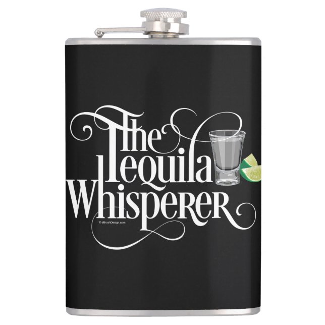 Cantil A Tequila Whisperer Flask (Frente)