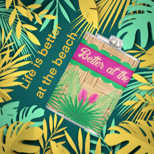 Cantil A vida é melhor na praia tropical