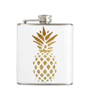 Cantil Abacaxi dourado, fruta no ouro