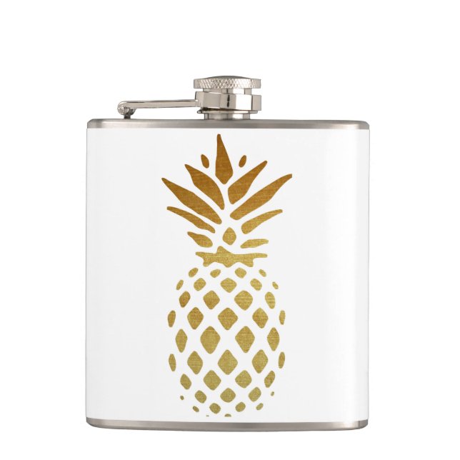 Cantil Abacaxi dourado, fruta no ouro (Frente)