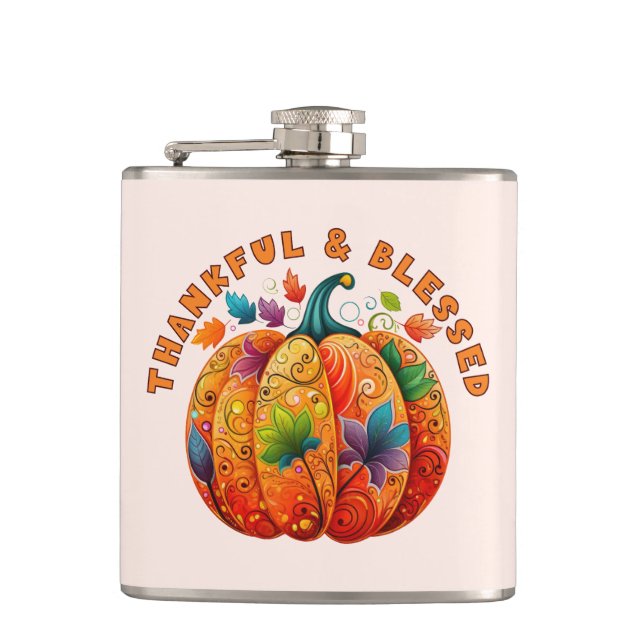 Cantil Abençoada e agradecida Bomba de outono (Frente)