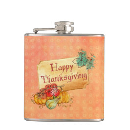 Cantil Abóbora E Folhas