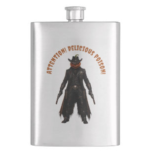 Cantil Abóbora sinistra Xerife Cowboy Jack-o'-Lantern Gr