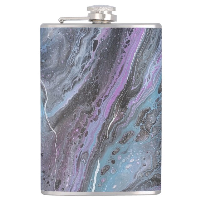 Cantil Abstract Purple & Teal Flow (Frente)