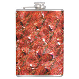 Cantil Abstrato claro vermelho com manchas e estilo torto