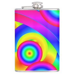 Cantil Abstrato Comet Vinyl Wrapper Flask