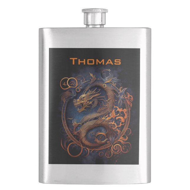 Cantil Abstrato Dragon Flask (Frente)
