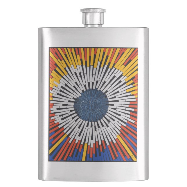 Cantil Abstrato em fita—Starburst (Frente)