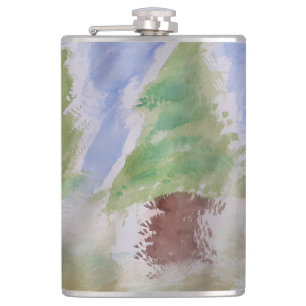 Cantil Abstrato Fir Trees - Frasco Vinil