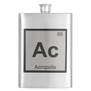 Cantil Ac - Símbolo de Química da Arquitetura da Acrópole