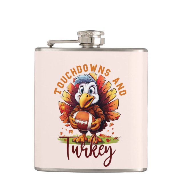 Cantil Ação de Graças de Touchdown e Turquia (Frente)