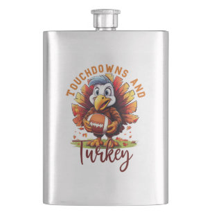 Cantil Ação de Graças de Touchdown e Turquia