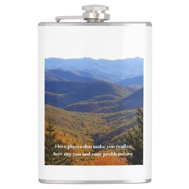 Cantil Adoro lugares, Flask (Frente)