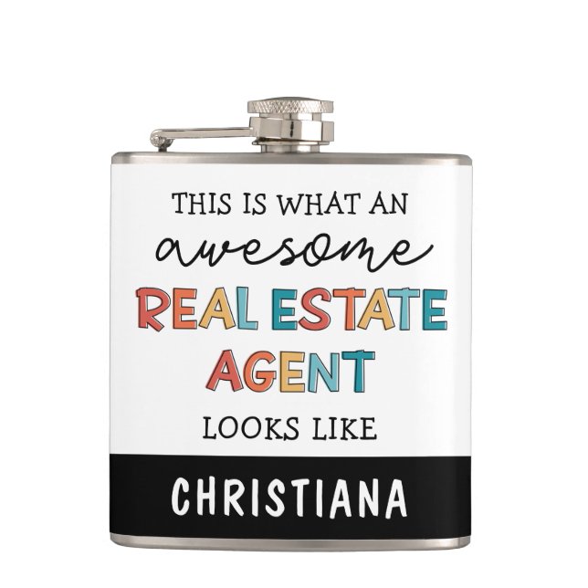 Cantil Agente Imobiliário Personalizado Realçador Incríve (Frente)