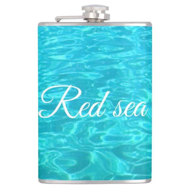 Cantil Águas de superfície azuis do Mar Vermelho no Egito (Frente)