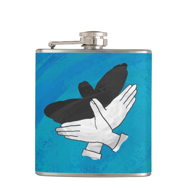 Cantil Águia Sombra em Azul (Frente)