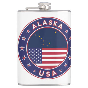 Cantil Alaska, camiseta do Alasca, adesivo do Alaska, sac