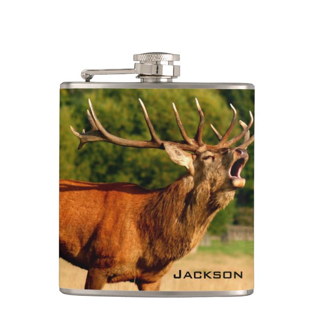 Cantil Alces personalizados de Bugling Bull (Frente)