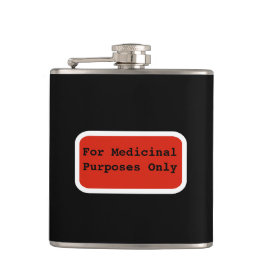 Cantil Álcool engraçado para finalidades medicinais