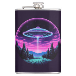 Cantil Alienígena Espacial Retrofuturista