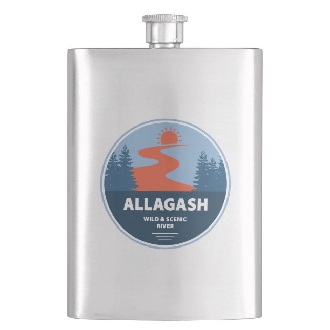 Cantil Allagash Wild E Scenic River Maine (Frente)