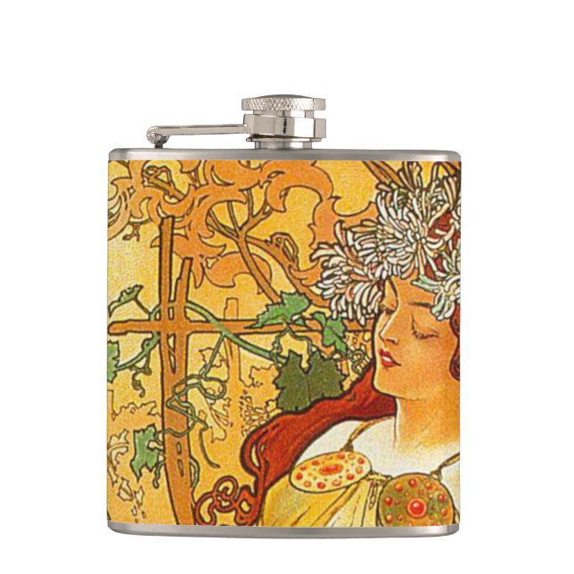 Cantil Alphonse Mucha Art Nouveau Autumn (Frente)