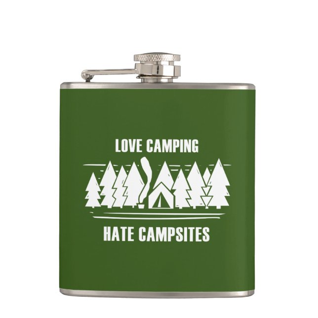 Cantil Amar Acampamento, Odiar Áreas de Acampamento (Frente)