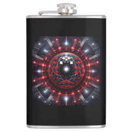 Cantil Amazing Red/Black Checkered Mandelbrot Starbursts