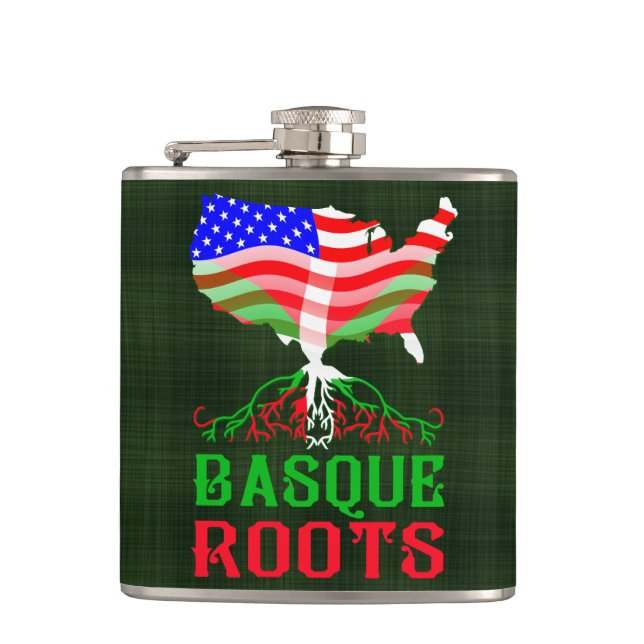 Cantil American Basque Roots Hip Flask (Frente)