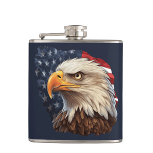 Cantil American Flag Bald Eagle
