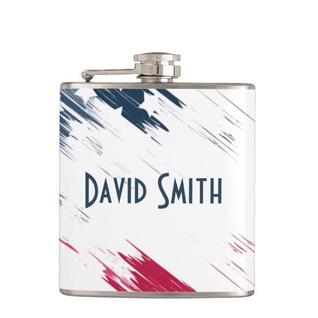 Cantil American Flag Flask (Frente)