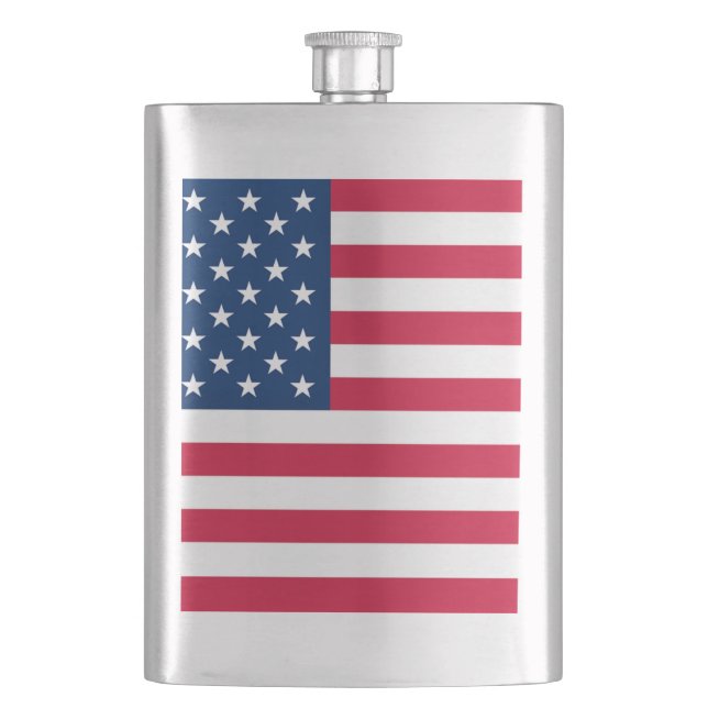 Cantil American Flag Flask USA - Estados Unidos da Améric (Frente)