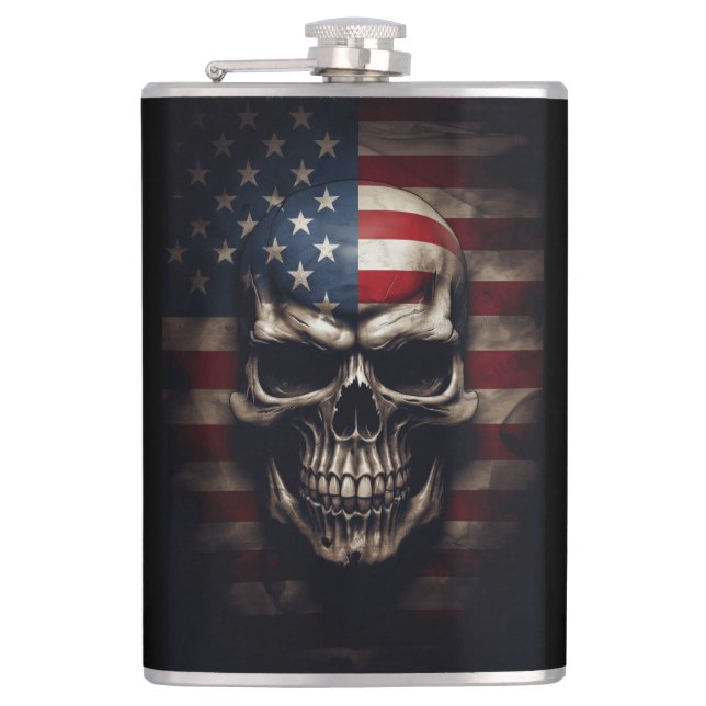 Cantil American Flag Skull (Frente)