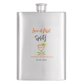 Cantil Amor à primeira dose laranja preto chá de noiva gl