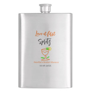 Cantil Amor à primeira taça laranja preto chá de noiva gl