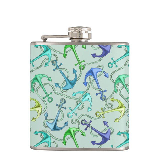 Cantil Âncoras Marítimas E Padrão De Corda (Frente)