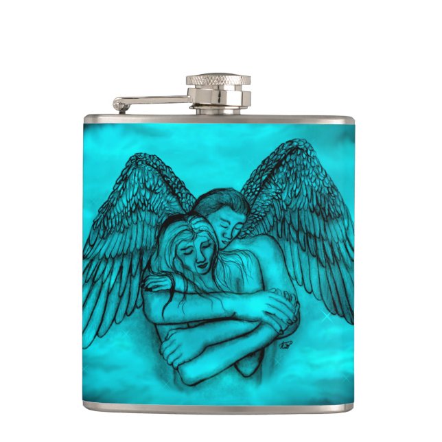 Cantil Angel Eros in Love, design preto e verde (Frente)