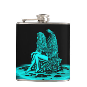 Cantil Angel, perdido no pensamento, Design preto e verde