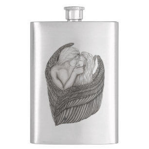 Cantil Angels Kissing, Design preto e branco