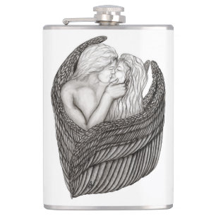 Cantil Angels Kissing, Design preto e branco