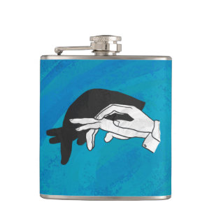 Cantil Anteater da sombra no azul