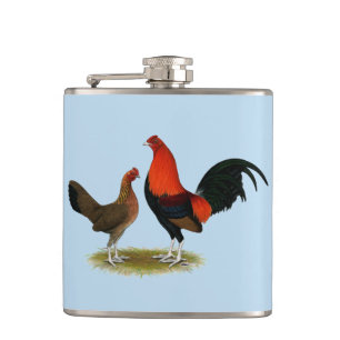 Cantil Antigos Bantams de Jogo Inglês: BB Red Pair