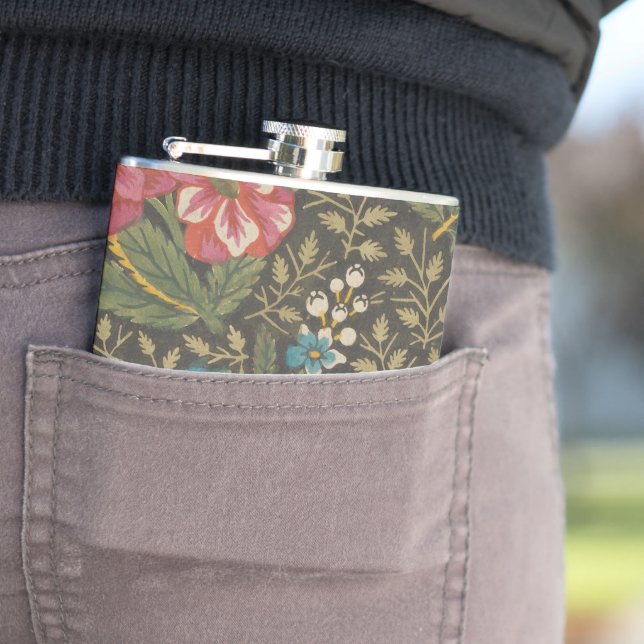 Cantil Antiquado Toile de Jouy 1800s Floral Branches (In loco)