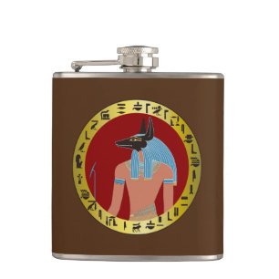 Cantil Anubis, Egito Deus Flask