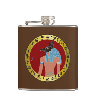 Cantil Anubis, Egito Deus Flask