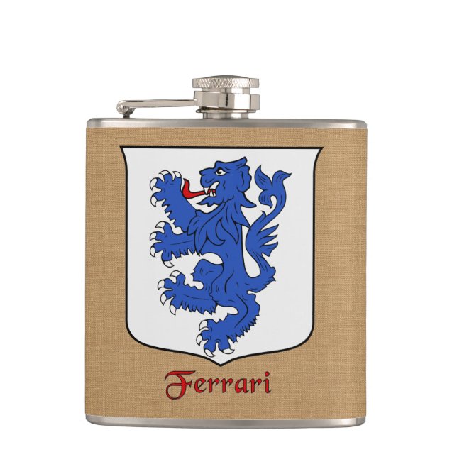 Cantil Apelido italiano Ferrari Heraldic Shield (Frente)